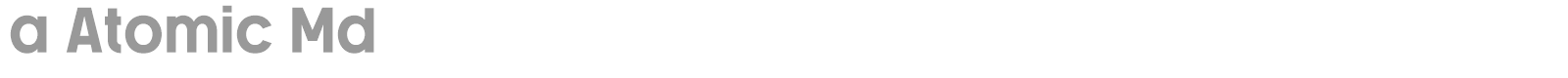A Atomic Md font preview