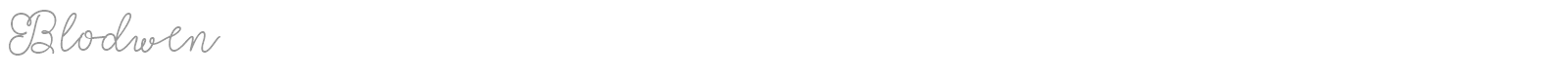 Blodwen font preview