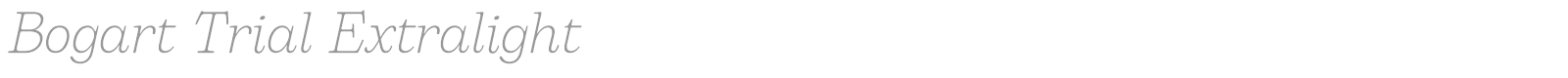 Bogart font preview