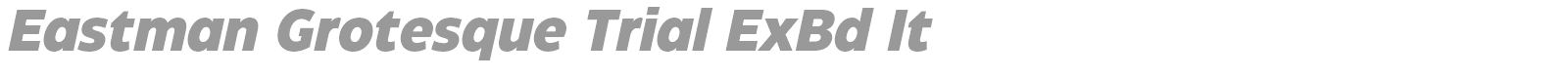 Eastman Grotesque font preview