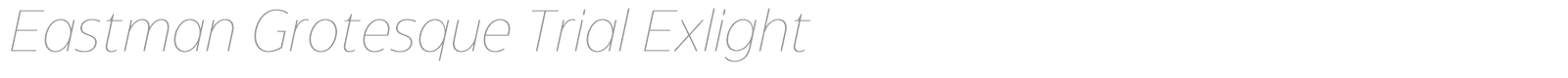 Eastman Grotesque font preview