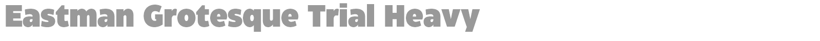 Eastman Grotesque font preview