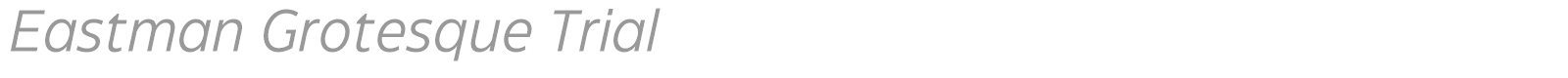 Eastman Grotesque font preview