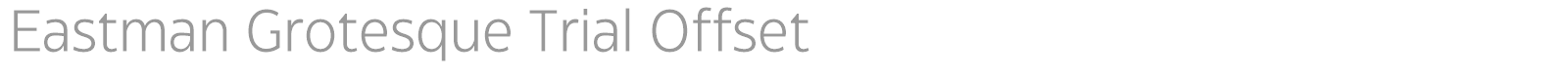 Eastman Grotesque font preview