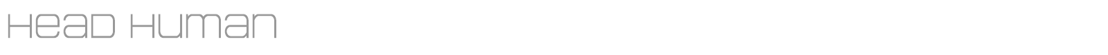 Head Human font preview