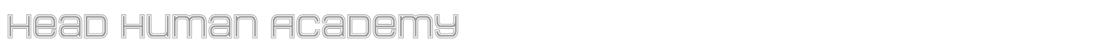 Head Human font preview