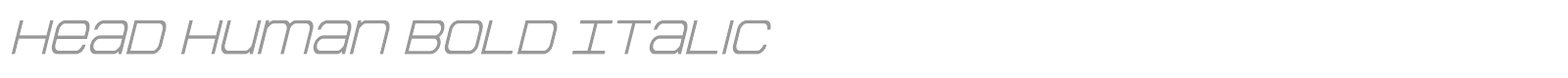 Head Human font preview