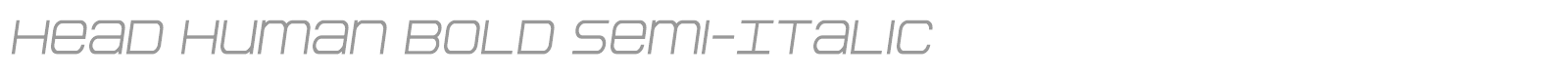 Head Human font preview