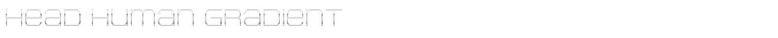 Head Human font preview