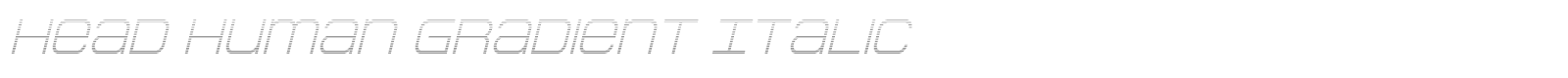 Head Human font preview