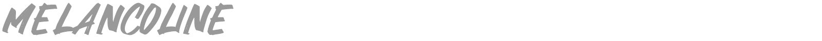 Melancoline font preview
