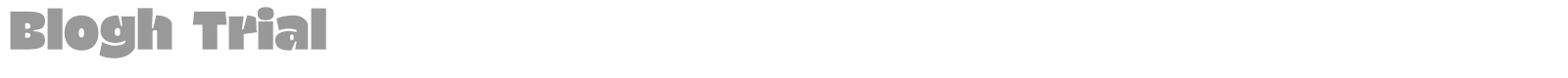 Blogh font preview