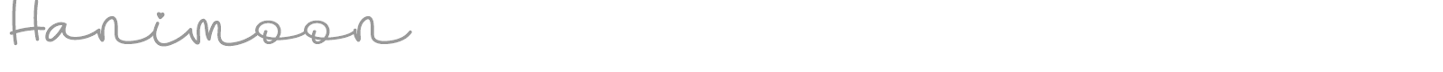 Hanimoon font preview