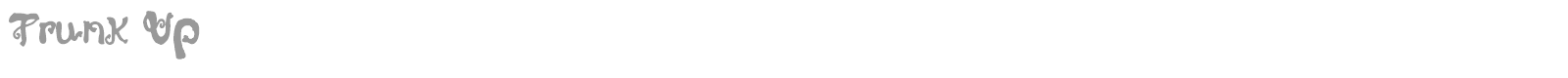 Trunk Up font preview