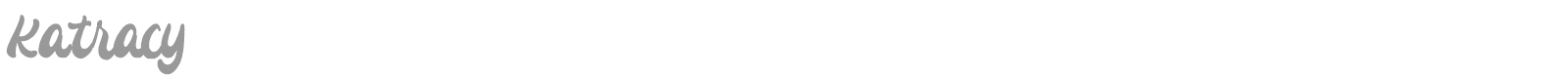 Katracy font preview