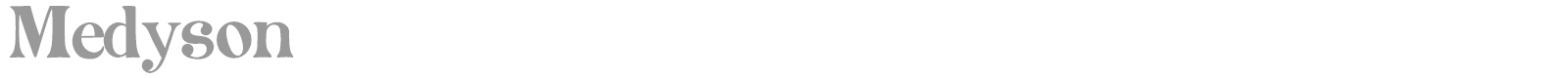 Medyson font preview