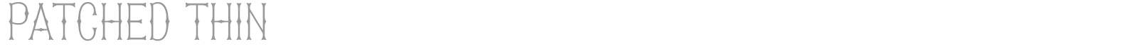 Patched font preview