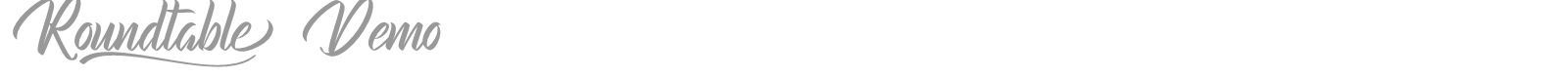 Roundtable font preview