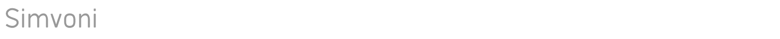 Simvoni font preview