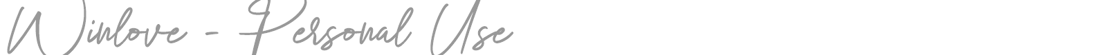 Winlove font preview