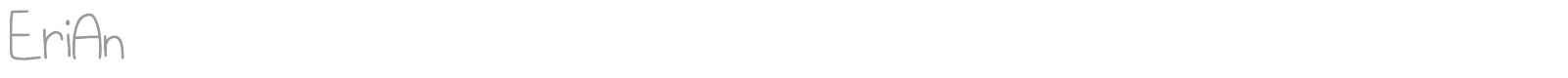 Erian font preview