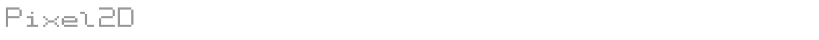 Pixel2D font preview