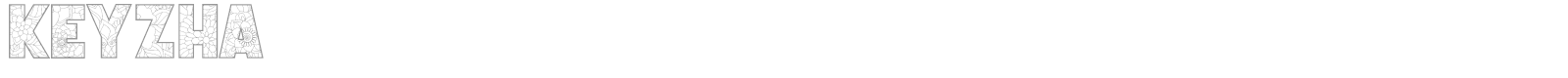 Keyzha font preview