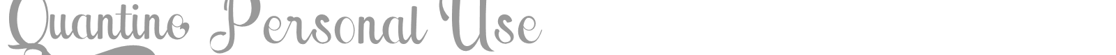 Quantine font preview
