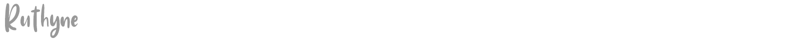Ruthyne font preview