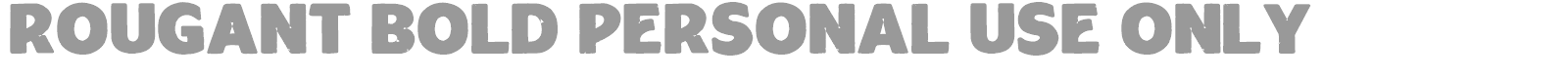 Rougant Rough font preview