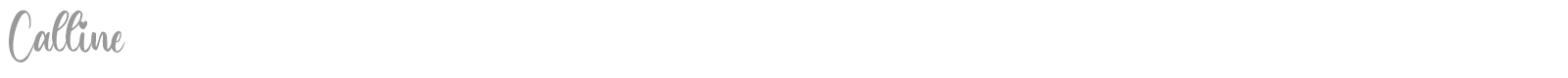 Calline font preview