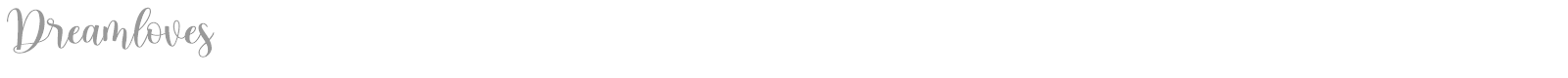 Dreamloves font preview