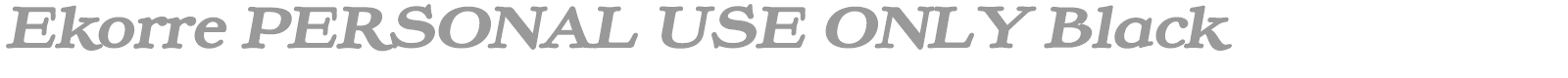 Ekorre font preview