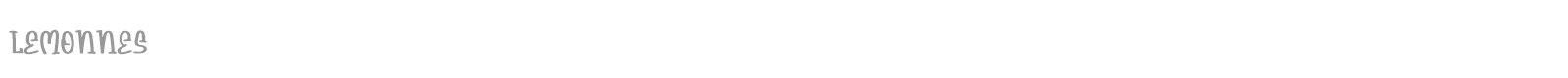 Lemonnes font preview