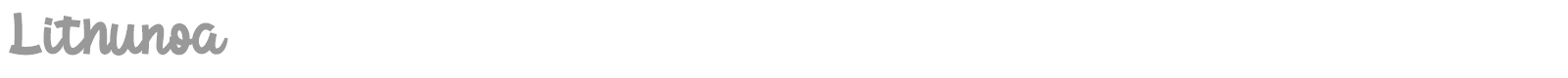 Lithunoa font preview