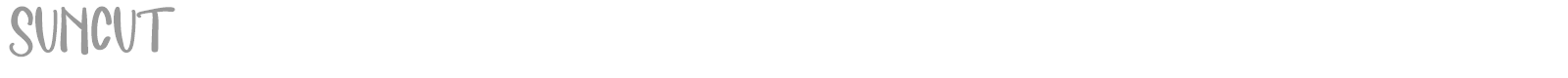 Suncut font preview