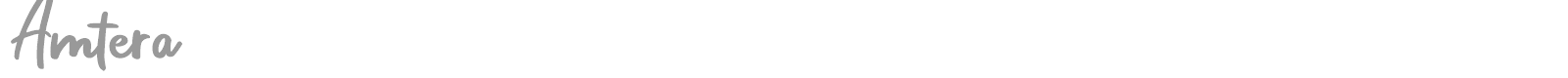 Amtera font preview