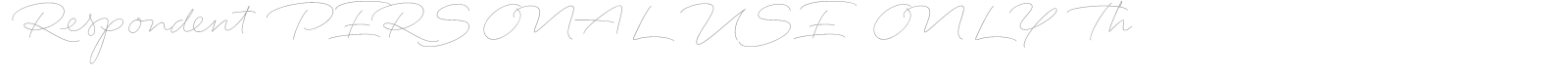 Respondent font preview