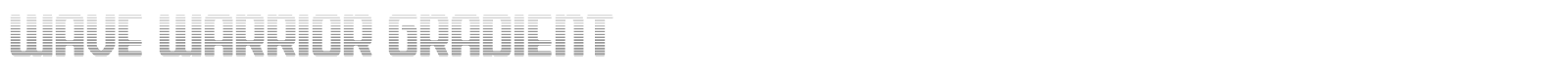 Wave Warrior font preview