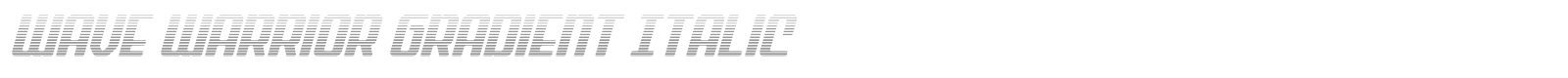 Wave Warrior font preview