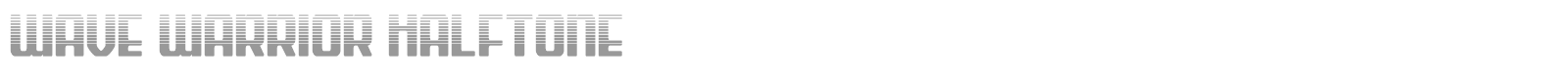 Wave Warrior font preview