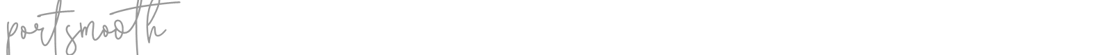 Portsmooth font preview