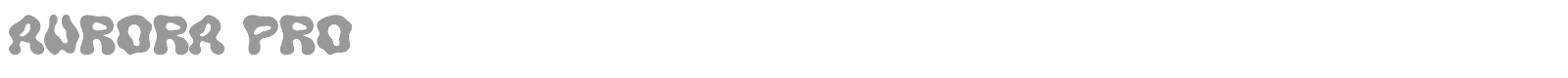 Aurora Pro font preview