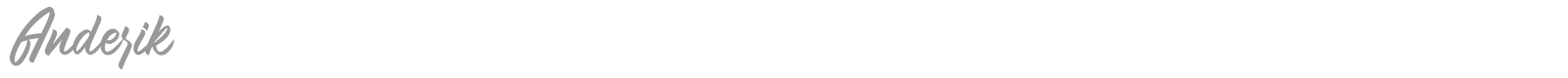 Anderik font preview