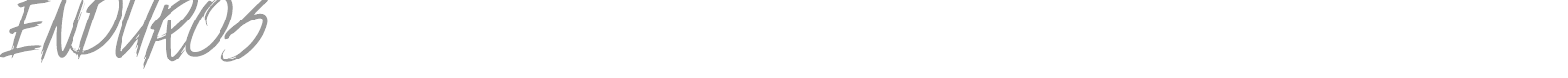 Enduros font preview