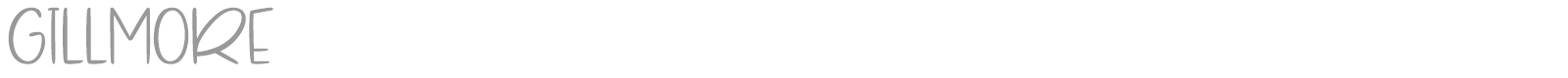 Gillmore font preview
