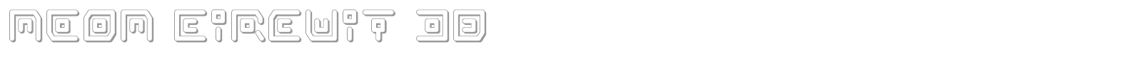 Neon Circuit font preview