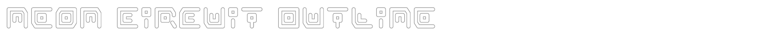Neon Circuit font preview