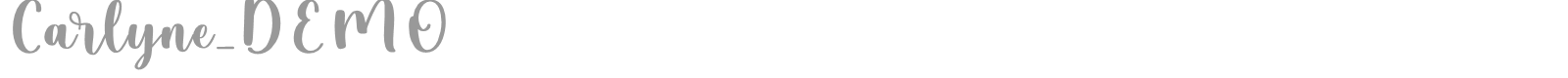 Carlyne font preview