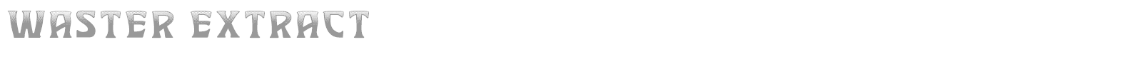 Waster font preview